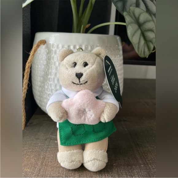 Starbucks Accessories - Starbucks 2026 Sakura Bearista Cherry blossom plush keychain